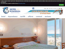 Tablet Screenshot of hotelposeidontortoreto.com